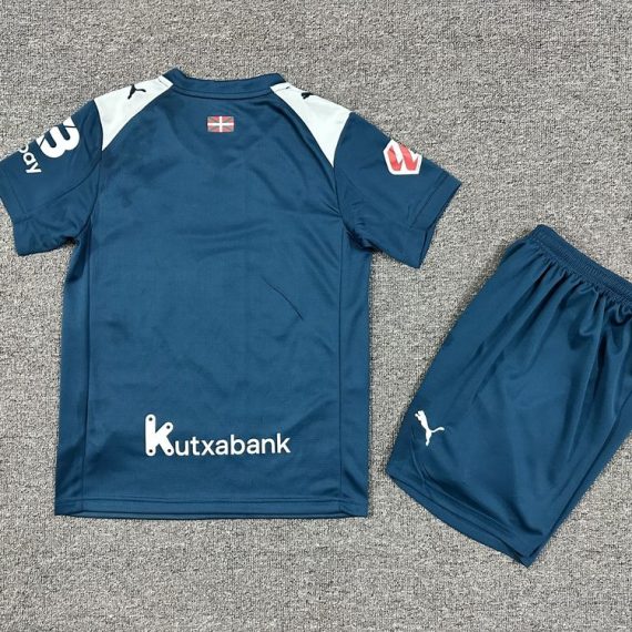 25/26 Deportivo Alaves Second Away Football Shirt Kids Size Suit