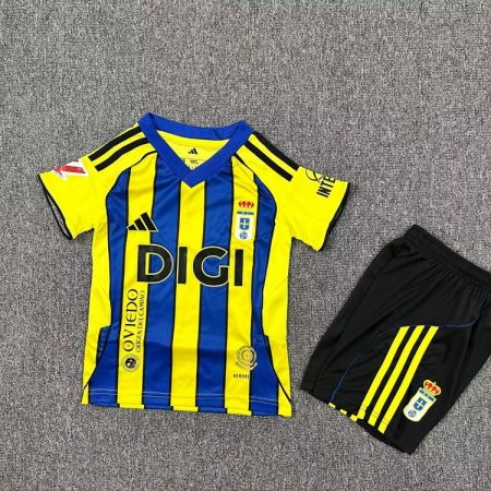 25/26 Real Oviedo Away Football Shirt Kids Size Suit