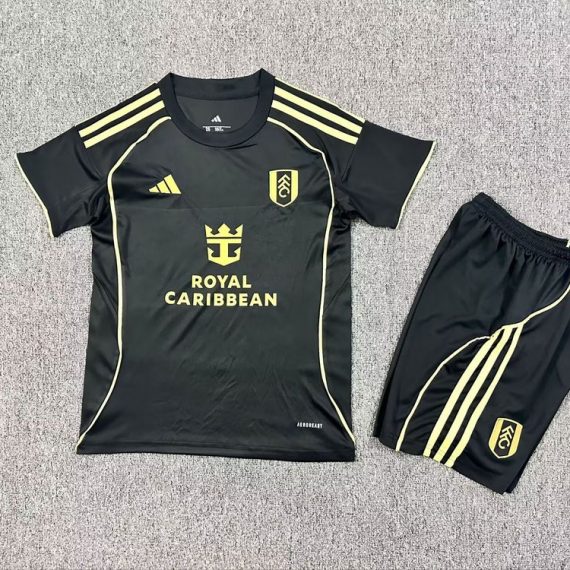 25/26 Fulham Second Away Football Shirt Kids Size Suit