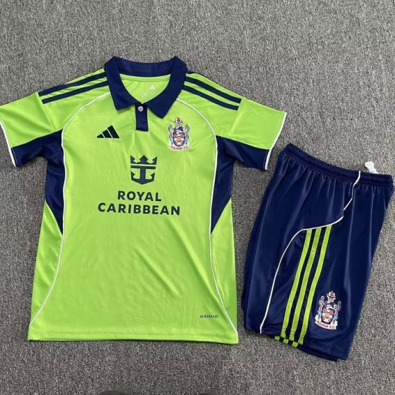 25/26 Fulham Away Football Shirt Kids Size Suit