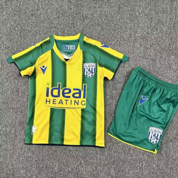 25/26 West Bromwich Albion Away Football Shirt Kids Size Suit