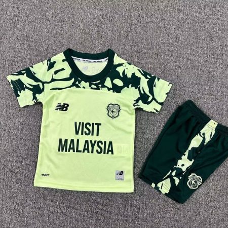 25/26 Cardiff City Away Football Shirt Kids Size Suit