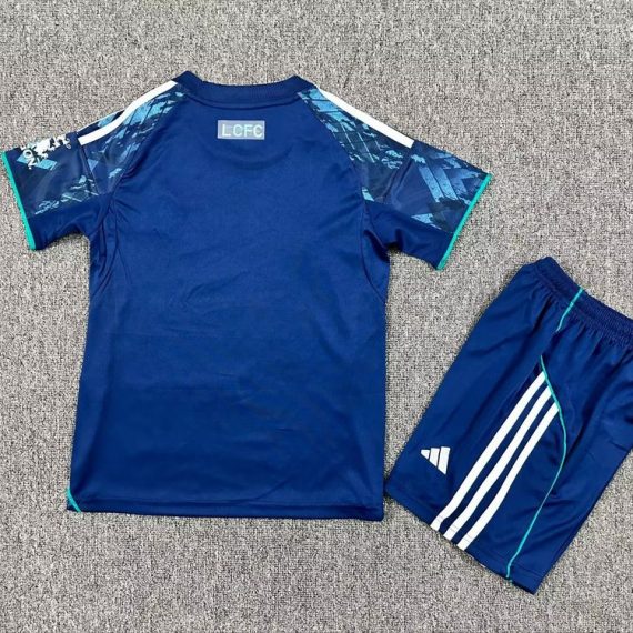 25/26 Leicester City Away Football Shirt Kids Size Suit