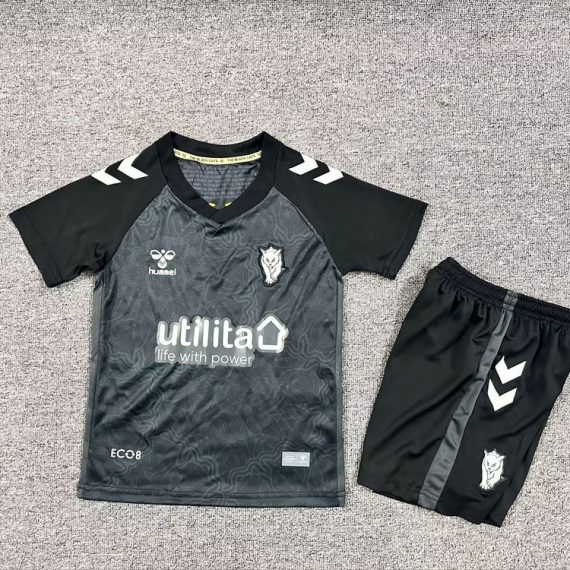 25/26 Sunderland Second Away Football Shirt Kids Size Suit