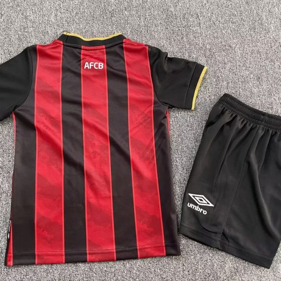 25/26 Bournemouth Home Football Shirt Kids Size Suit