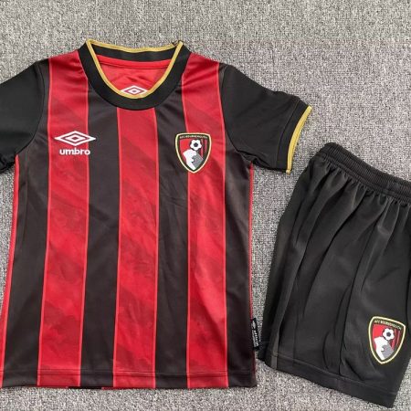 25/26 Bournemouth Home Football Shirt Kids Size Suit