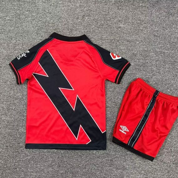 25/26 Rayo Vallecano Second Away Football Shirt Kids Size Suit