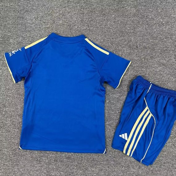 25/26 Leicester City Home Football Shirt Kids Size Suit