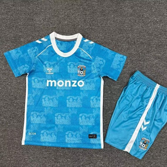 25/26 Coventry City Home Football Shirt Kids Size Suit