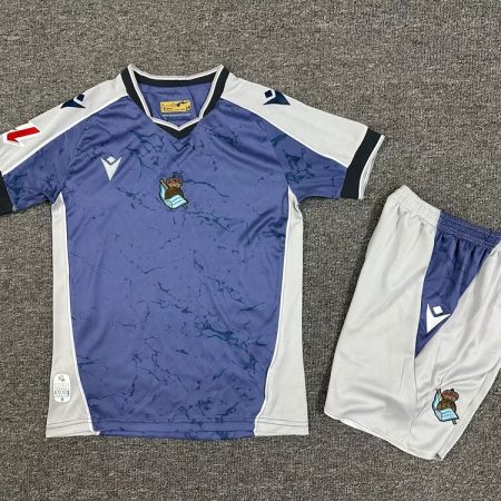 25/26 Real Sociedad Away Football Shirt Kids Size Suit