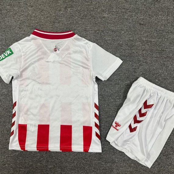 25/26 Koln Home Football Shirt Kids Size Suit