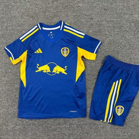 25/26 Leeds United Away Football Shirt Kids Size Suit