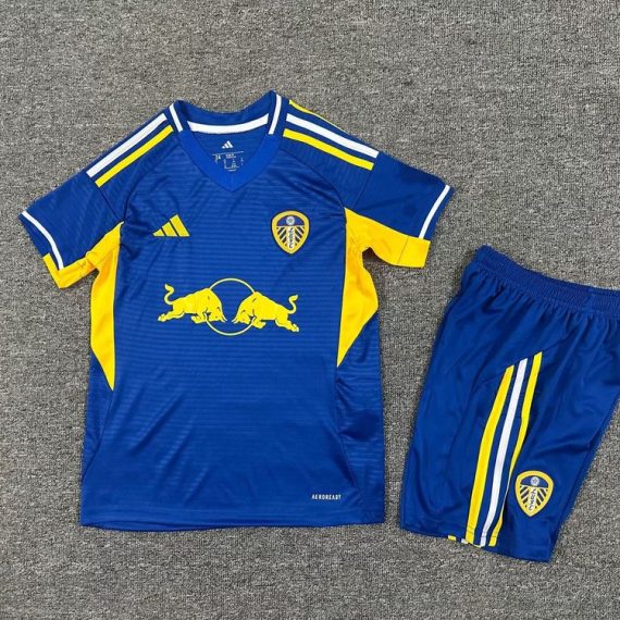 25/26 Leeds United Away Football Shirt Kids Size Suit