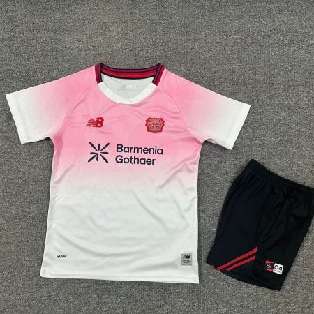 25/26 Bayer Leverkusen Away Football Shirt Kids Size Suit