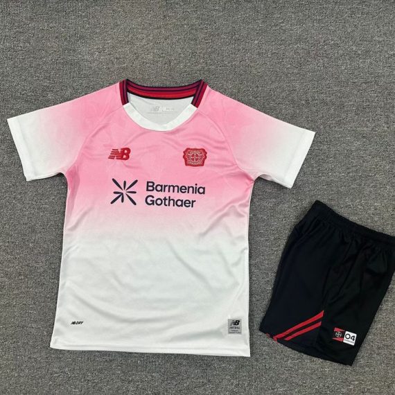 25/26 Bayer Leverkusen Away Football Shirt Kids Size Suit