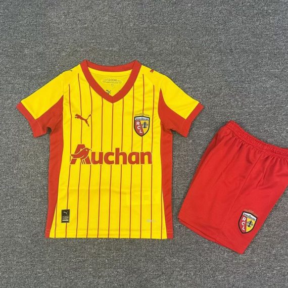 25/26 Lens Home Football Shirt Kids Size Suit