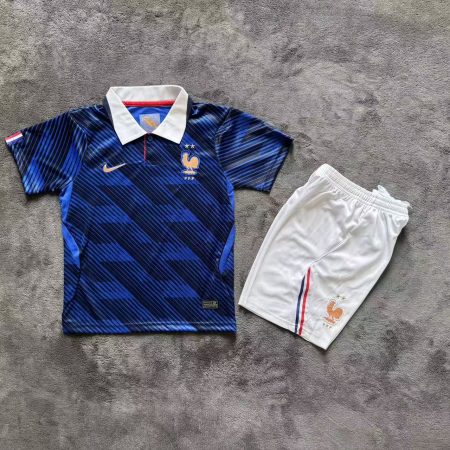 26/27 France Home Football Shirt Kids Size Suit