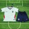26/27 England Home Football Shirt Kids Size Suit (Blue Shorts)