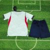 26/27 England Home Football Shirt Kids Size Suit (Blue Shorts)