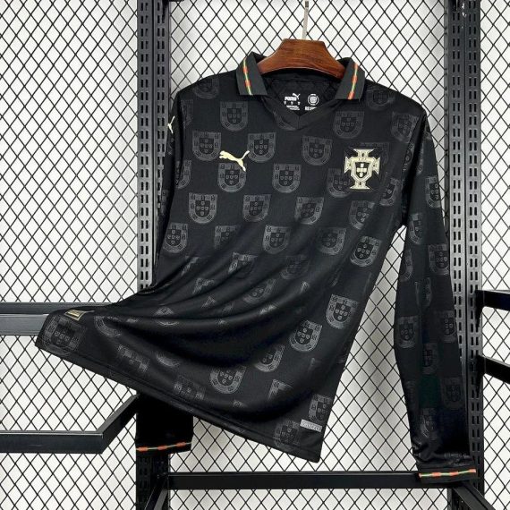 26/27 Long Sleeve Portugal Black Special Edition Football Shirt