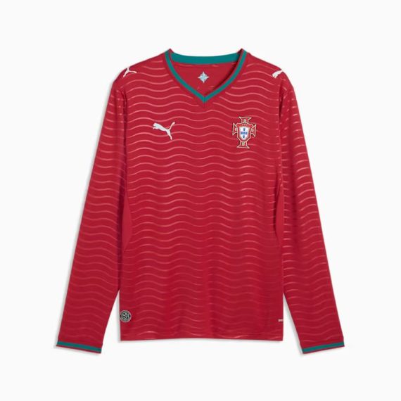 26/27 Long Sleeve Portugal Home Football Shirt