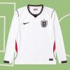 26/27 Long Sleeve England Home Football Shirt