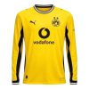 26/27 Long Sleeve Borussia Dortmund Home Football Shirt