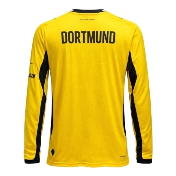 26/27 Long Sleeve Borussia Dortmund Home Football Shirt