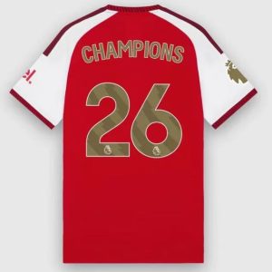 25/26 Arsenal Champions #26 Home Football Shirt